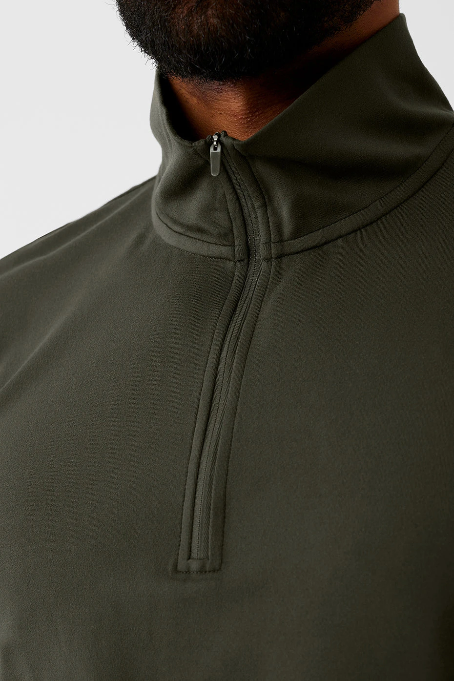 Conquer 1/4 Zip Reform Long Sleeve - Stealth Green 6 Conquer 1/4 Zip Reform Long Sleeve - Stealth Green - Image 4