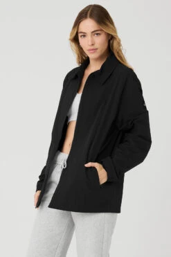 Torrent Overshirt - Black -ALO ACTIVEWEAR SALE M3204R 01 b1 s1 a2 1 m89