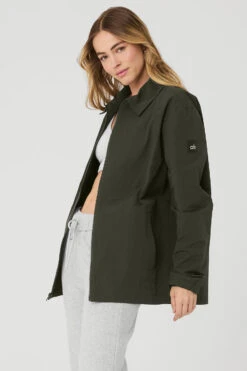 Torrent Overshirt - Stealth Green -ALO ACTIVEWEAR SALE M3204R 04672 b1 s1 a2 1 m89