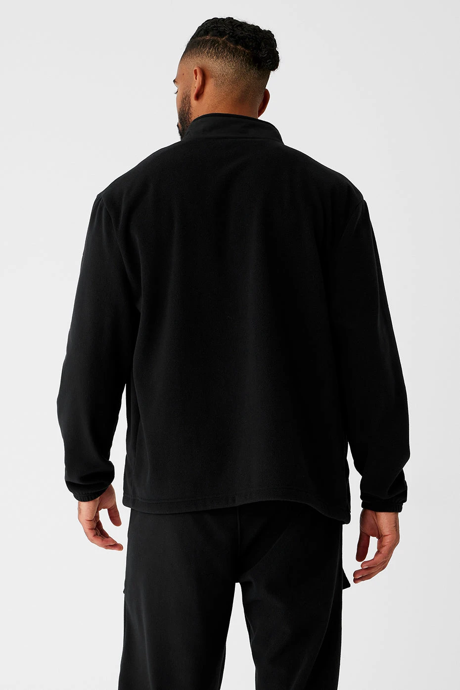 Polar Fleece Ridge Full Zip Jacket - Black 4 Polar Fleece Ridge Full Zip Jacket - Black - Image 2