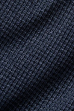 Elevate Waffle Long Sleeve Crew - Navy -ALO ACTIVEWEAR SALE M3265R 03842 b1 s3 a5 m180