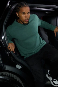 Elevate Waffle Long Sleeve Crew - Winter Ivy 11 Elevate Waffle Long Sleeve Crew - Winter Ivy -ALO ACTIVEWEAR SALE M3265R 05819 b2 s1 a1 1 m217