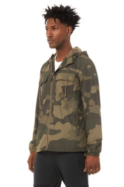 Stride Jacket - Olive Branch Camouflage -ALO ACTIVEWEAR SALE M4094R 03123 b1 s3 a3 m12