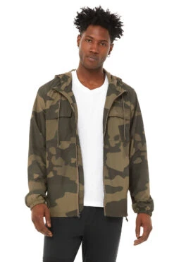 Stride Jacket - Olive Branch Camouflage -ALO ACTIVEWEAR SALE M4094R 03123 b1 s3 a4 m12
