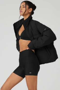 Stretch Woven Street Puffer - Black -ALO ACTIVEWEAR SALE M4134R 01 b1 s1 a3 1 m18