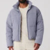 Stretch Woven Street Puffer - Fog -ALO ACTIVEWEAR SALE M4134R 05134 b1 s3 a1 1 m93