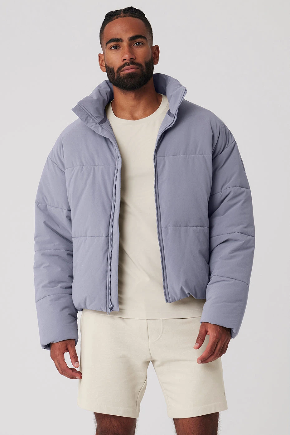Stretch Woven Street Puffer - Fog 3 Stretch Woven Street Puffer - Fog