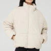 Corduroy Stage Puffer - Bone 1 Corduroy Stage Puffer - Bone -ALO ACTIVEWEAR SALE M4139R 03040 b1 s1 a1 1 m54