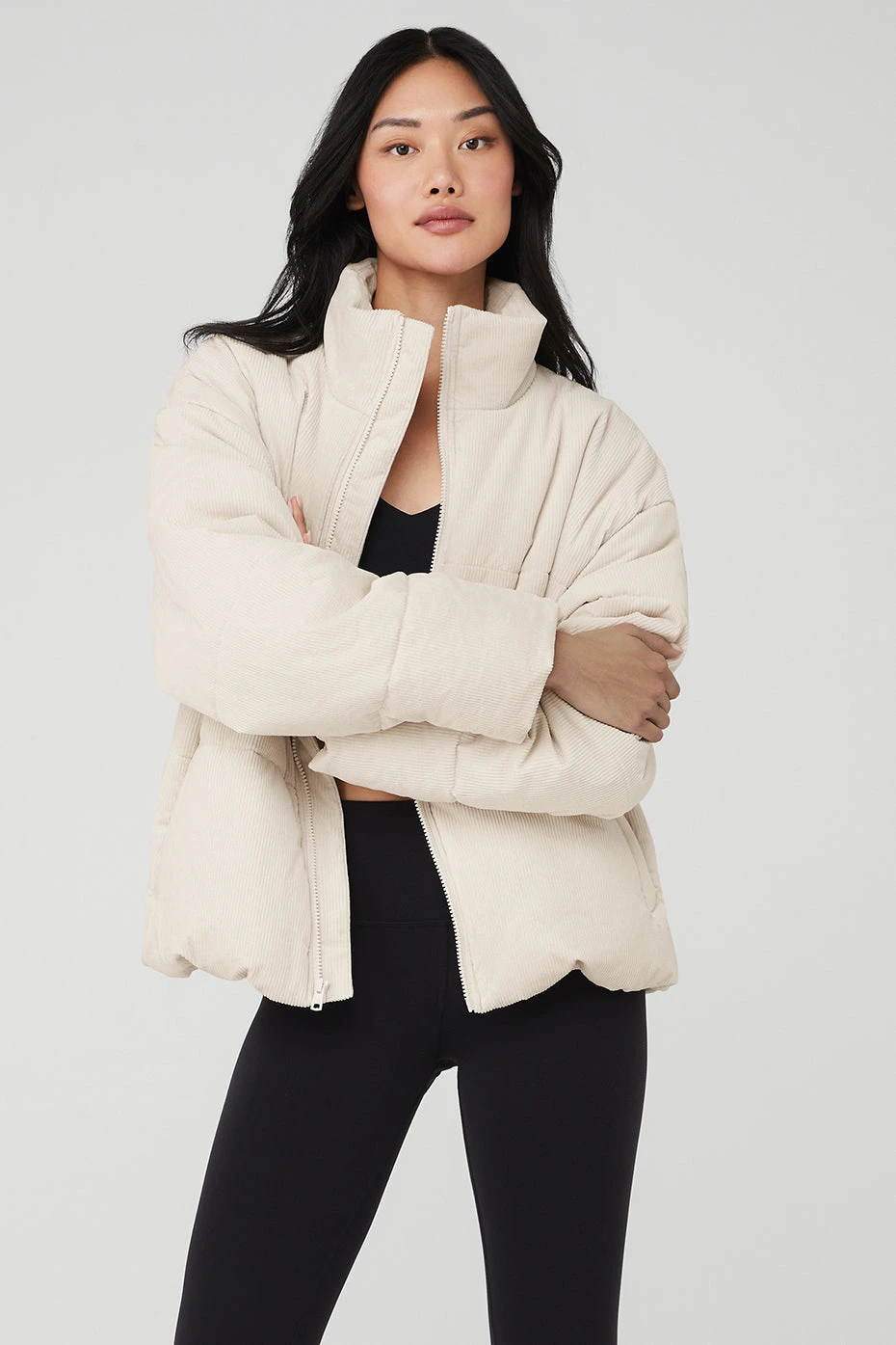 Corduroy Stage Puffer - Bone 6 Corduroy Stage Puffer - Bone - Image 4