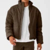Corduroy Stage Puffer - Espresso