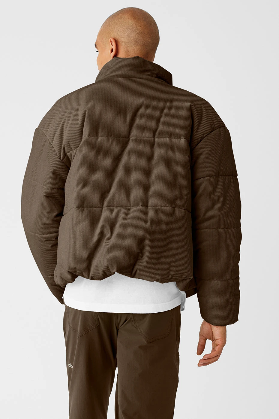 Corduroy Stage Puffer - Espresso 4 Corduroy Stage Puffer - Espresso - Image 2