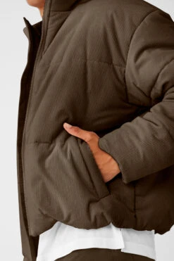 Corduroy Stage Puffer - Espresso 9 Corduroy Stage Puffer - Espresso -ALO ACTIVEWEAR SALE M4139R 04064 b1 s3 a4 2 m154
