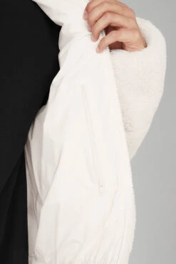 Sherpa Stage Puffer - Ivory -ALO ACTIVEWEAR SALE M4140R 03299 b1 s3 a4 1 m108