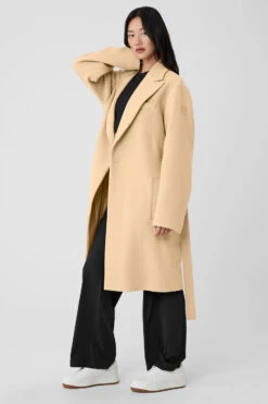 Wool Gameday Overcoat - Camel -ALO ACTIVEWEAR SALE M4143R 01660 b1 s1 a3 1 m54 b8a74ce0 9d56 46c0 88a9 7d7f0df9be45