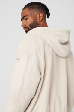 Select Hooded Bomber Jacket - Bone -ALO ACTIVEWEAR SALE M4145R 03040 b1 s3 a4 1 m93