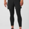 Stability 2-In-1 Pant - Black/Black -ALO ACTIVEWEAR SALE M5047R 01 b1 s3 a1 1 m154