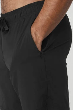 Stability 2-In-1 Pant - Black/Dark Grey Marl -ALO ACTIVEWEAR SALE M5047R 02725 b1 s3 a4 1 m93
