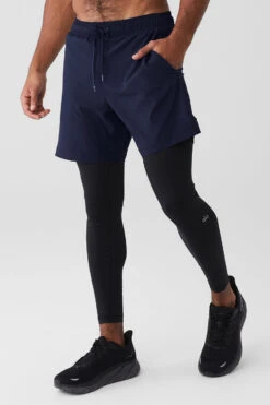 Stability 2 In 1 Pant - Navy/Black -ALO ACTIVEWEAR SALE M5047R 04660 b1 s3 a2 1 m93