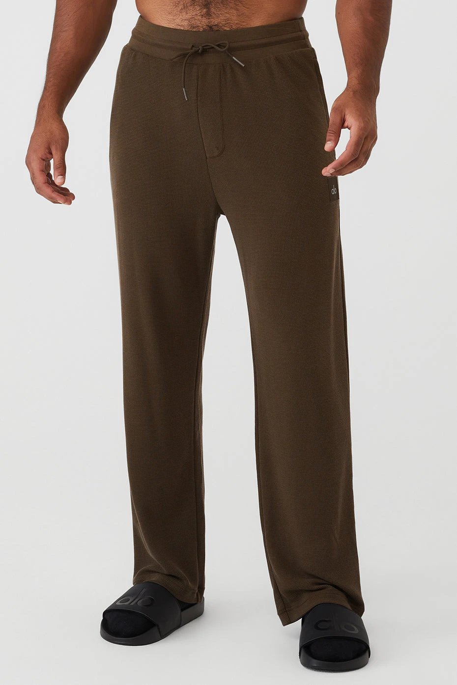 Micro Waffle Fast Break Sweatpant - Espresso 3 Micro Waffle Fast Break Sweatpant - Espresso