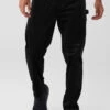 Corduroy District Sweatpant - Black -ALO ACTIVEWEAR SALE M5139R 01 b1 s3 a1 1 m93