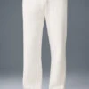 Scholar Straight Leg Sweatpant - Ivory -ALO ACTIVEWEAR SALE M5171R 03299 b1 s1 a1 1 m214