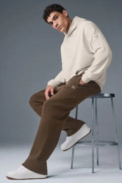 Scholar Straight Leg Sweatpant - Espresso 10 Scholar Straight Leg Sweatpant - Espresso -ALO ACTIVEWEAR SALE M5171R 04064 b1 s1 a4 1 m214