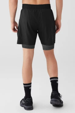 7" Unity 2-In-1 Short - Black/Dark Grey Marl 8 7" Unity 2-In-1 Short - Black/Dark Grey Marl -ALO ACTIVEWEAR SALE M6060R 02725 b1 s3 a3 1 m108