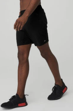 7” Advance 2-In-1 Short - Black -ALO ACTIVEWEAR SALE M6070R 01 b1 s3 a2 1 m12