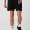 Quilted Stadium Short - Black -ALO ACTIVEWEAR SALE M6103R 01 b1 s1 a1 1 m108
