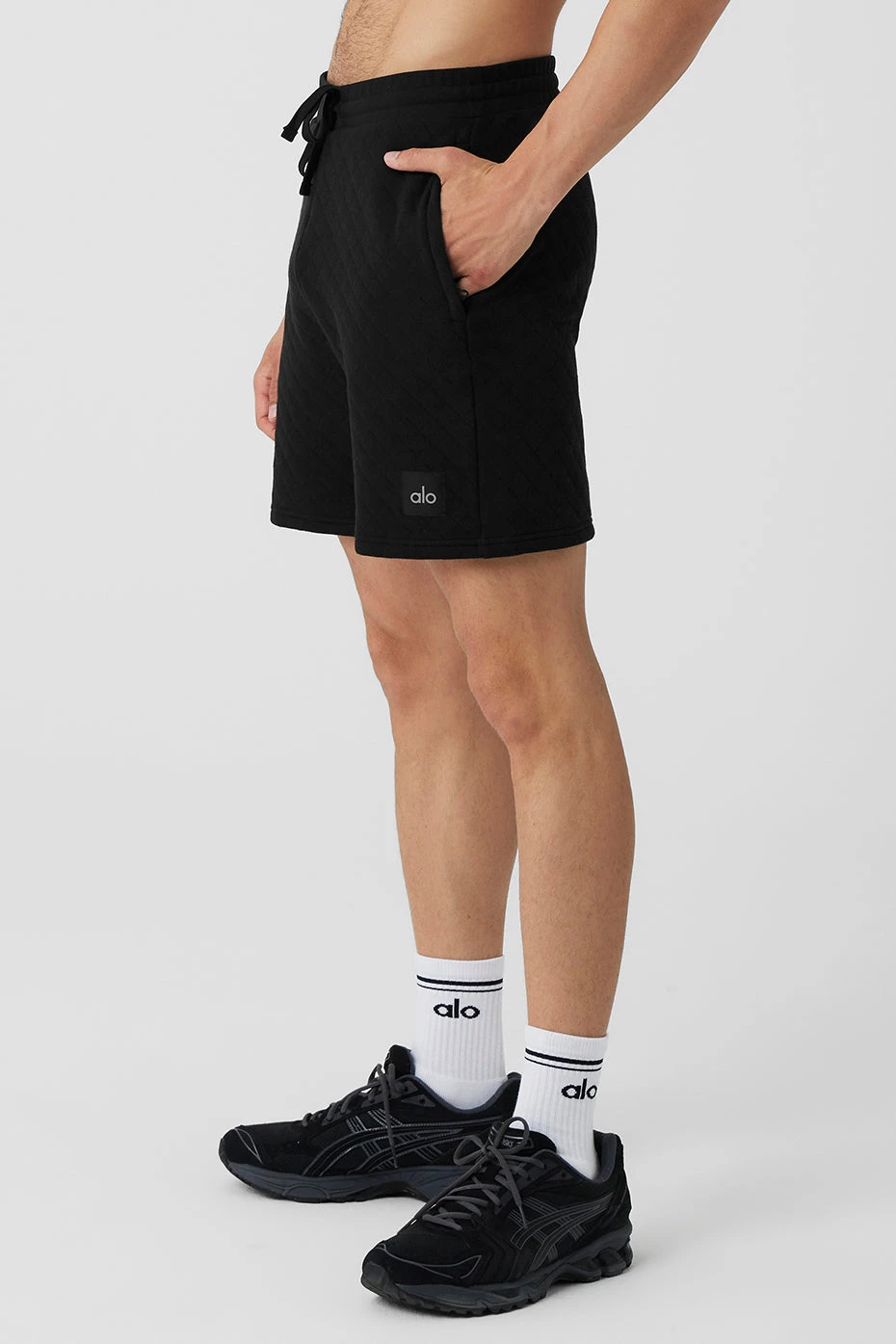 Quilted Stadium Short - Black 5 Quilted Stadium Short - Black - Image 3
