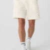 Quilted Stadium Short - Ivory -ALO ACTIVEWEAR SALE M6103R 03299 b1 s1 a1 1 m108