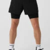 5" Revival 2-In-1 Short - Black/Black -ALO ACTIVEWEAR SALE M6114R 0101 b1 s3 a1 1 m108