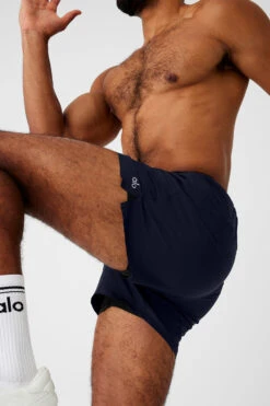 5" Adapt Running Short - Navy -ALO ACTIVEWEAR SALE M6141R 03842 b1 s3 a4 1 m93