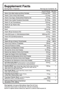 Superfood Multivitamin - 60 Pack -ALO ACTIVEWEAR SALE N1001F 00 b1 s1 a7