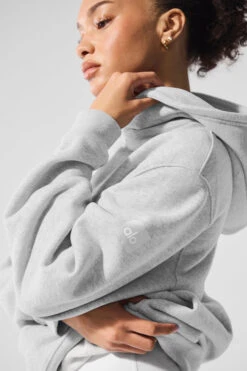 Renown Heavy Weight Hoodie - Athletic Heather Grey 8 Renown Heavy Weight Hoodie - Athletic Heather Grey -ALO ACTIVEWEAR SALE U3013R 02910 b1 s1 a3 1 m206