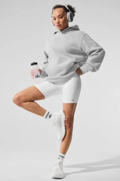 Renown Heavy Weight Hoodie - Athletic Heather Grey 9 Renown Heavy Weight Hoodie - Athletic Heather Grey -ALO ACTIVEWEAR SALE U3013R 02910 b1 s1 a4 1 m206