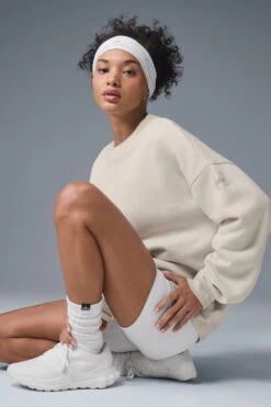 Renown Heavy Weight Crew Neck Pullover - Bone 14 Renown Heavy Weight Crew Neck Pullover - Bone -ALO ACTIVEWEAR SALE U3014R 03040 b1 s1 a4 1 m206