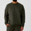 Renown Heavy Weight Crew Neck Pullover - Stealth Green