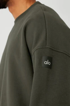 Renown Heavy Weight Crew Neck Pullover - Stealth Green -ALO ACTIVEWEAR SALE U3014R 04672 b1 s3 a4 1 m93 ad9e7aa8 1735 4dd7 a2bf 453b4d4b89ac