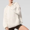 Scholar Hooded Sweater - Ivory 2 Scholar Hooded Sweater - Ivory -ALO ACTIVEWEAR SALE U3026R 03299 b1 s1 a1 1 m91