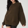 Scholar Hooded Sweater - Espresso 1 Scholar Hooded Sweater - Espresso -ALO ACTIVEWEAR SALE U3026R 04064 b1 s1 a1 1 m54