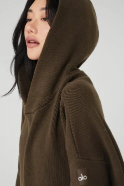 Scholar Hooded Sweater - Espresso 9 Scholar Hooded Sweater - Espresso -ALO ACTIVEWEAR SALE U3026R 04064 b1 s1 a4 1 m54
