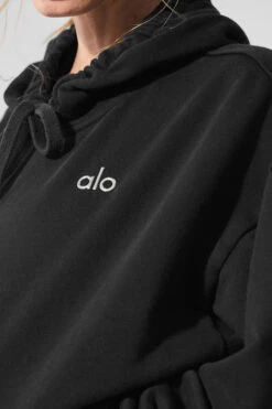 Accolade Hoodie - Black -ALO ACTIVEWEAR SALE U3031RG 01 b1 s1 a4 1 m91