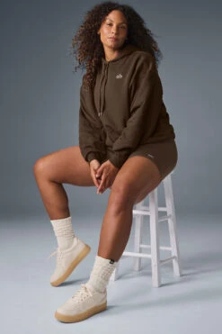 Accolade Hoodie - Espresso -ALO ACTIVEWEAR SALE U3032RG 04064 b1 s1 a4 1 m182