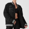 G.O.A.T Jacket - Black -ALO ACTIVEWEAR SALE U4003R 01 b1 s1 a1 1 m89