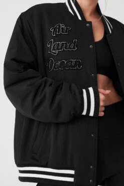 G.O.A.T Jacket - Black -ALO ACTIVEWEAR SALE U4003R 01 b1 s1 a4 1 m89