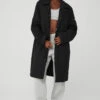 Signature Overcoat - Black -ALO ACTIVEWEAR SALE U4010R 01 b1 s1 a1 1 m100