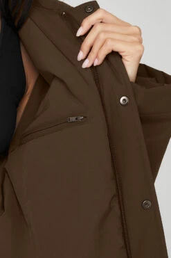 Signature Overcoat - Espresso -ALO ACTIVEWEAR SALE U4010R 04064 b1 s1 a4 1 m54