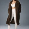 Oversized Sherpa Trench - Espresso -ALO ACTIVEWEAR SALE U4012R 04064 b1 s1 a1 1 m206