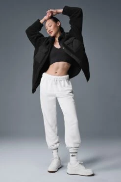 Sherpa Edge Shacket - Black -ALO ACTIVEWEAR SALE U4029R 01 b1 s1 a4 1 m54